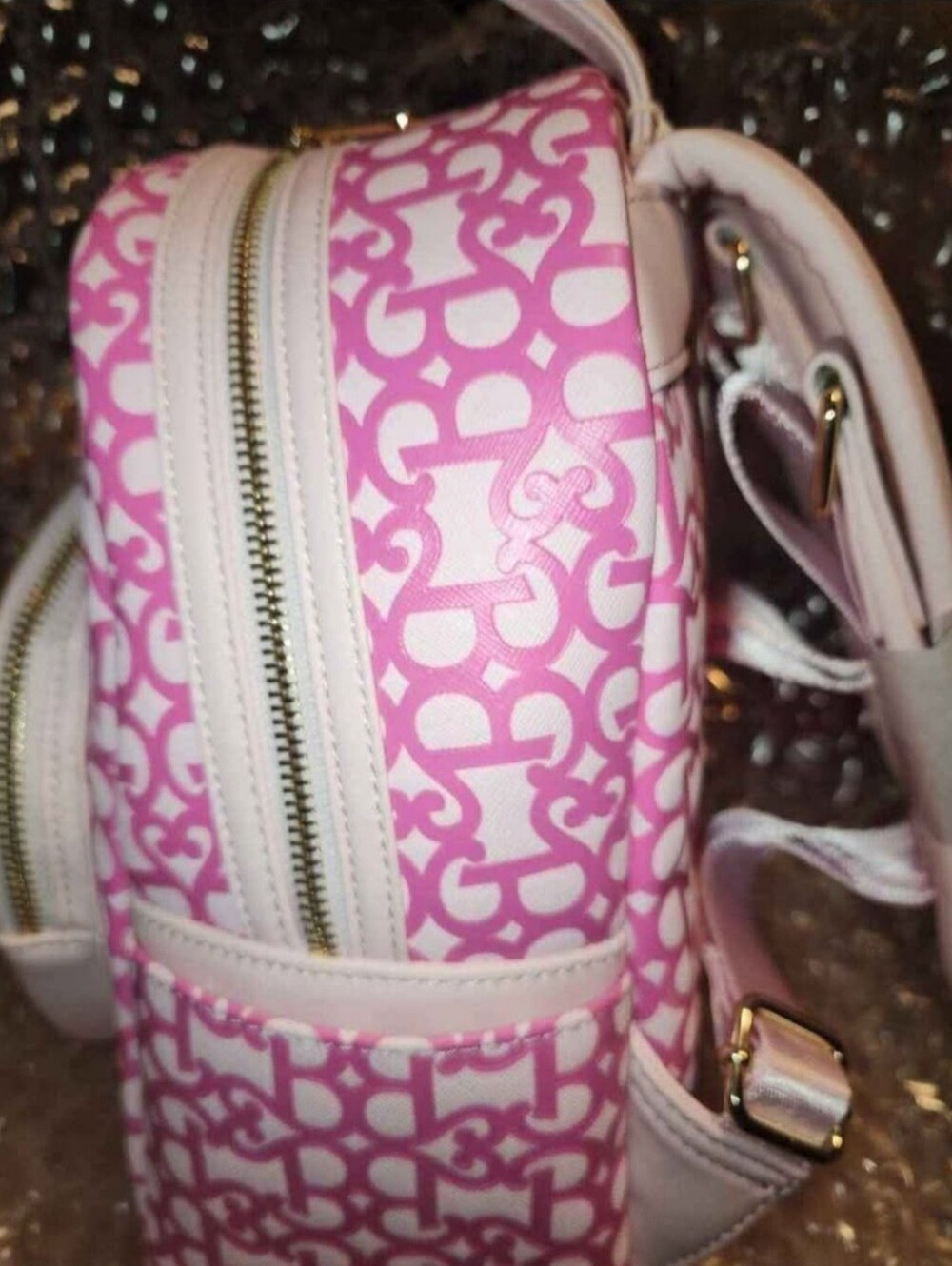 Brand New! Loungefly Mattel Barbie Movie Logo Mini Backpack - Picture 4 of 6